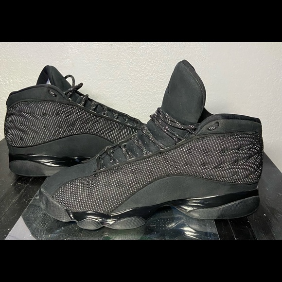 Nike Air Jordan Retro 13 Black Cat 414571-011 2017 Men's Size 10 replacement box - Picture 4 of 6